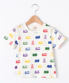 きかんしゃトーマスカラフル総柄Tシャツ