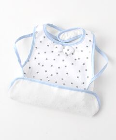 petit main / プティマイン スタイ・ビブ | リボンつきパイルお食事スタイ