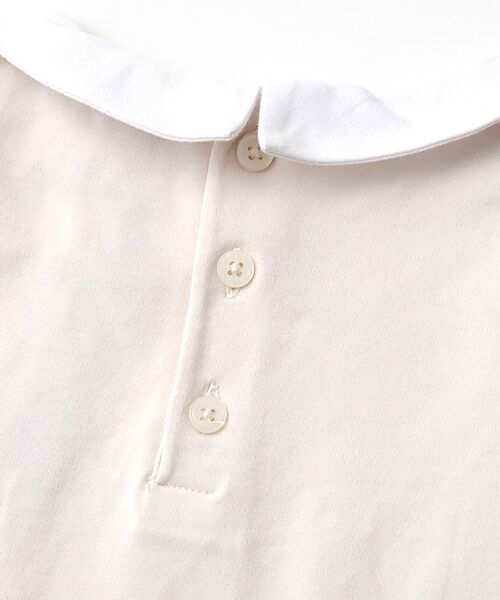 petit main / プティマイン Tシャツ | 丸襟シンプルTシャツ | 詳細1