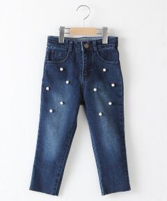 petit main / プティマイン デニムパンツ | パターンデニムパンツ