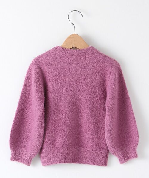 petit main / プティマイン ニット・セーター | 肩ボタンつきシャギーセーター | 詳細1