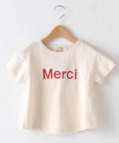 バックレースロゴTシャツ