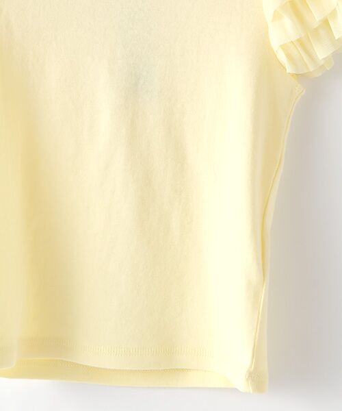 petit main / プティマイン Tシャツ | 袖ティアードチュールTシャツ | 詳細4