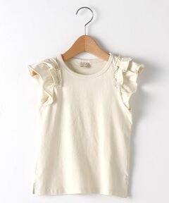 バリュー袖フリルTシャツ