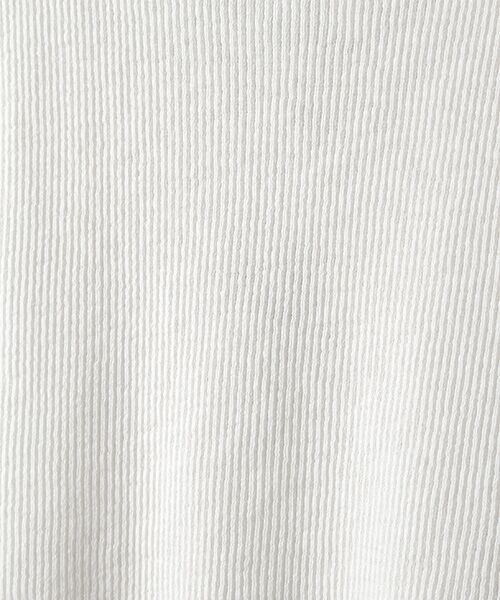 petit main / プティマイン Tシャツ | テレコ袖フリルカジュアルTシャツ | 詳細1