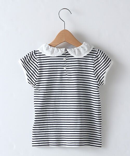 petit main / プティマイン Tシャツ | 透け衿つきTシャツ | 詳細3