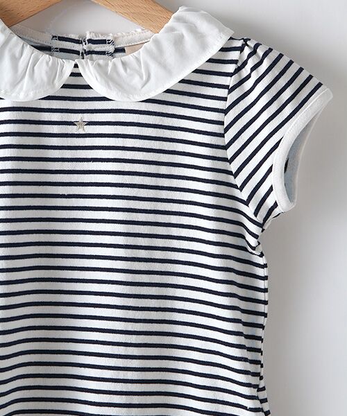 petit main / プティマイン Tシャツ | 透け衿つきTシャツ | 詳細4