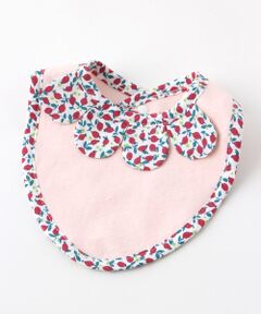 petit main / プティマイン スタイ・ビブ | スカラップ衿パイピングスタイ