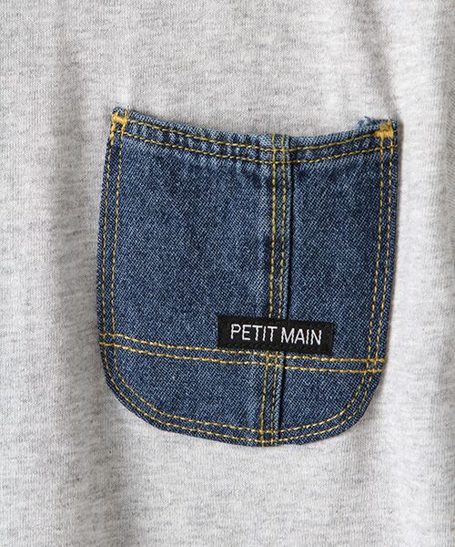 petit main / プティマイン Tシャツ | デニムポケットスラブTシャツ | 詳細6