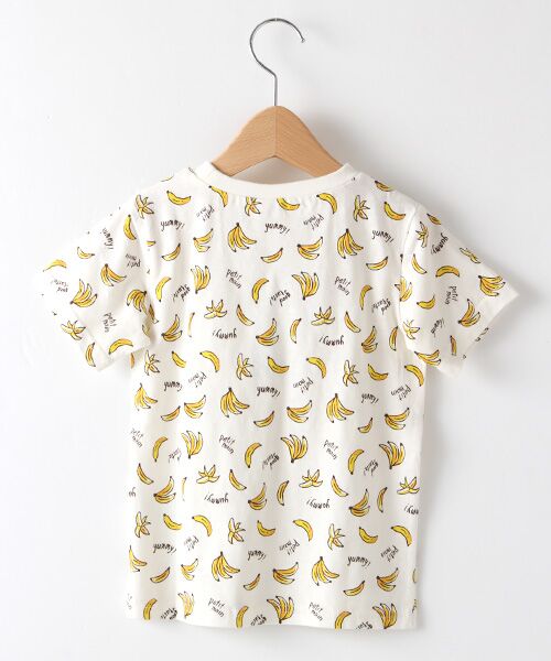 petit main / プティマイン Tシャツ | バナナ総柄Tシャツ | 詳細1