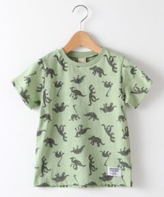 恐竜総柄Tシャツ