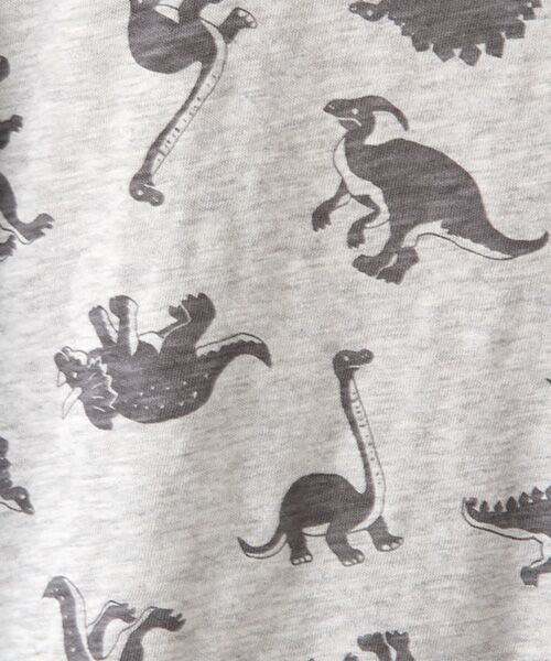 petit main / プティマイン Tシャツ | 恐竜総柄Tシャツ | 詳細5