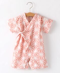 petit main / プティマイン 着物・浴衣・小物類 | 麻の葉柄甚平ロンパース