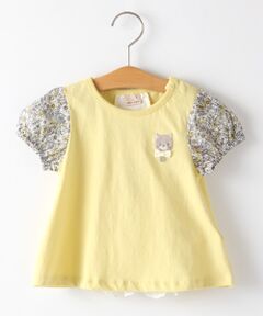 ネコお花Tシャツ