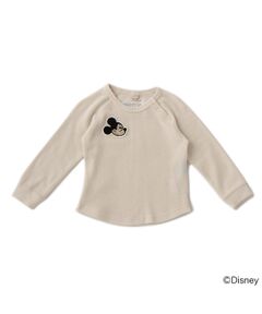 【DISNEY】 ワッペンつきTシャツ