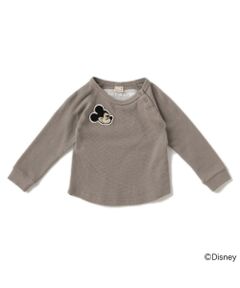 【DISNEY】 ワッペンつきTシャツ