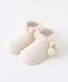 petit main / プティマイン ソックス | Wぽんぽんカップソックス