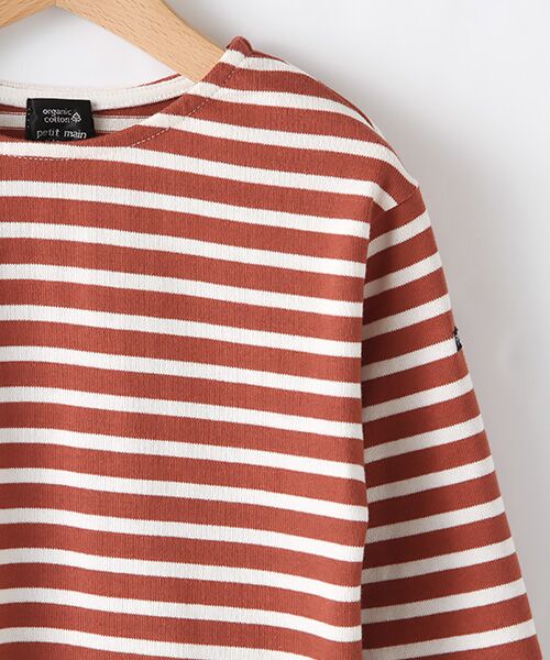 petit main / プティマイン Tシャツ | オーガニックコットン ベーシックボーダーTシャツ | 詳細2