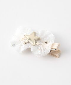 petit main / プティマイン ヘアピン | チュールリボン星ヘアクリップ