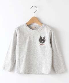 動物ワンポイントプリントTシャツ