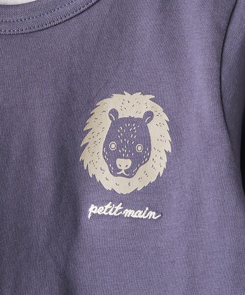 petit main / プティマイン Tシャツ | 動物ワンポイントプリントTシャツ | 詳細2