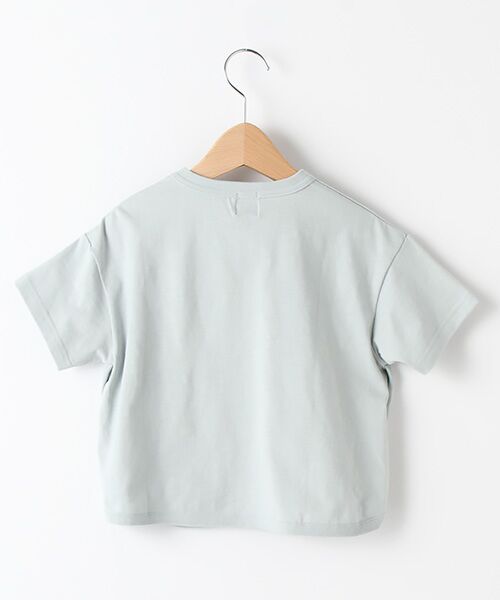 petit main / プティマイン Tシャツ | オーガニックコットン 裾ラウンドカットTシャツ | 詳細3