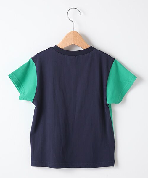 petit main / プティマイン Tシャツ | 配色切り替えTシャツ | 詳細2