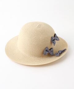 petit main / プティマイン ハット | ウォッシャブル UVケア 折りたたみリボンハット