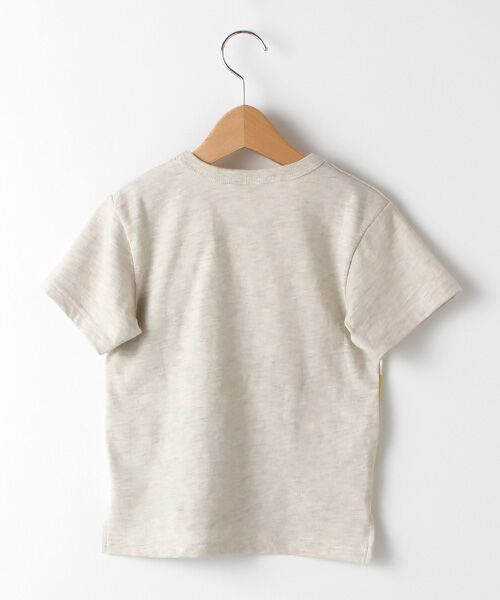petit main / プティマイン Tシャツ | ボーダー×ドットミックスTシャツ | 詳細2