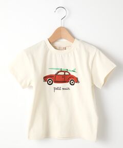 レトロカープリントTシャツ