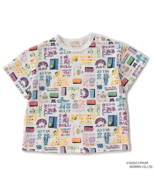 セール Disney Pixar モンスターズ インク デザイン総柄tシャツ Tシャツ Petit Main プティマイン ファッション通販 タカシマヤファッションスクエア