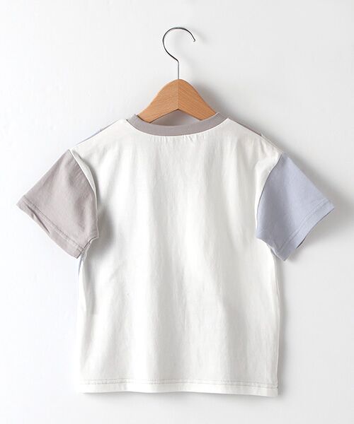 petit main / プティマイン Tシャツ | クロス切り替えTシャツ | 詳細1