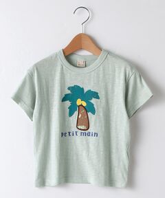 南国シアーアップリケTシャツ