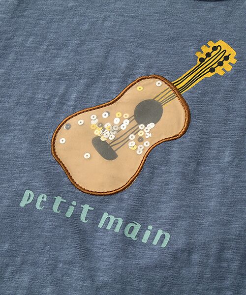 petit main / プティマイン Tシャツ | 南国シアーアップリケTシャツ | 詳細6