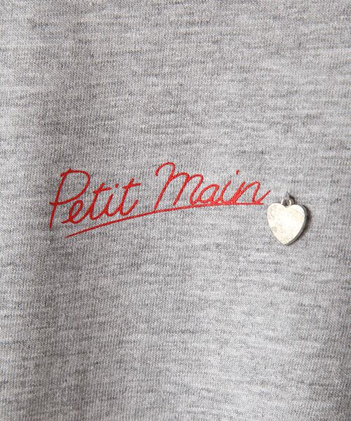petit main / プティマイン Tシャツ | チビロゴAラインタックTシャツ | 詳細6
