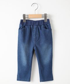 petit main / プティマイン デニムパンツ | カットデニム7分丈スキニーパンツ