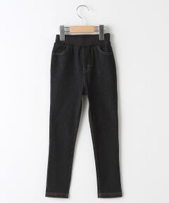 petit main / プティマイン デニムパンツ | カットデニムスキニーパンツ