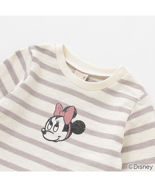 petit main / プティマイン Tシャツ | 【DISNEY】 ミニーマウスデザイン 裾レースペプラムTシャツ | 詳細2