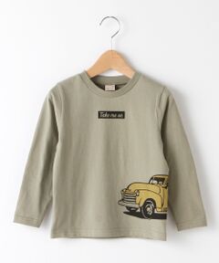 車プリントTシャツ