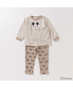 petit main / プティマイン ルームウェア | 【DISNEY】 ミッキーマウス デザインTシャツ×パンツパジャマセット