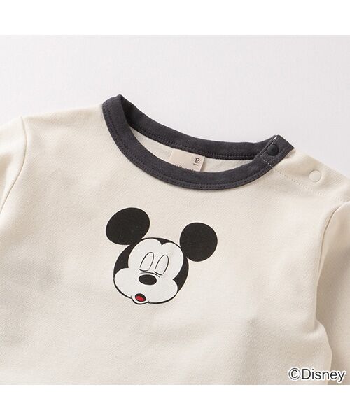 petit main / プティマイン ルームウェア | 【DISNEY】 ミッキーマウス デザインTシャツ×パンツパジャマセット | 詳細3