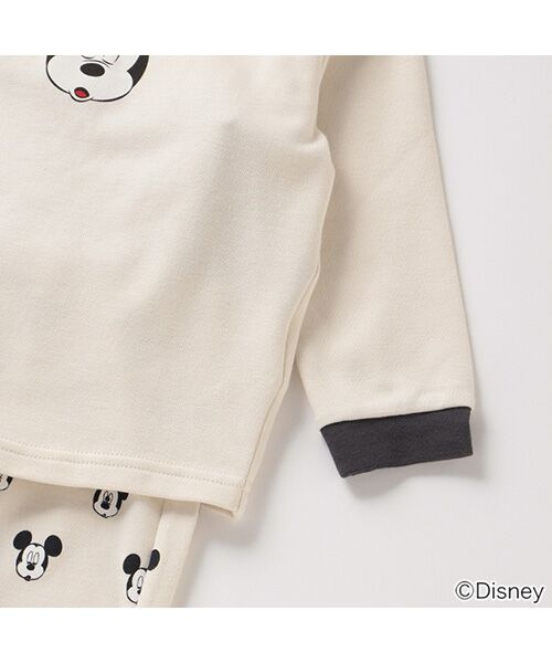 petit main / プティマイン ルームウェア | 【DISNEY】 ミッキーマウス デザインTシャツ×パンツパジャマセット | 詳細4