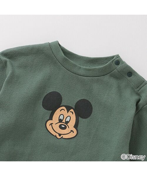 petit main / プティマイン Tシャツ | 【DISNEY】 ミッキーマウスデザイン スリット入りTシャツ | 詳細4