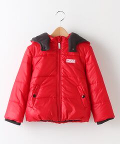 petit main / プティマイン ミリタリージャケット・コート | 裏ボア 中綿入りカラーコート