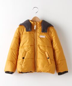 petit main / プティマイン ミリタリージャケット・コート | 裏ボア 中綿入りカラーコート