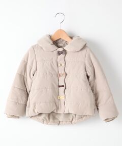 petit main / プティマイン レザーブルゾン・ジャケット | 抗ウィルス フロントリボン中綿ジャケット