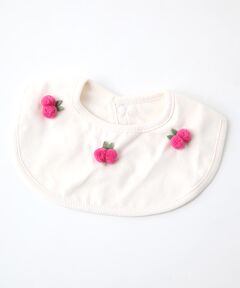 petit main / プティマイン スタイ・ビブ | チェリーモチーフつきスタイ