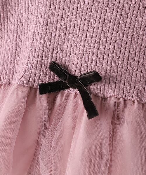 petit main / プティマイン ニット・セーター | ウォッシャブル 裾チュールつきニットセーター | 詳細5