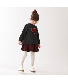 petit main / プティマイン ストッキング・タイツ・その他 | ミニリボンつきリブタイツ