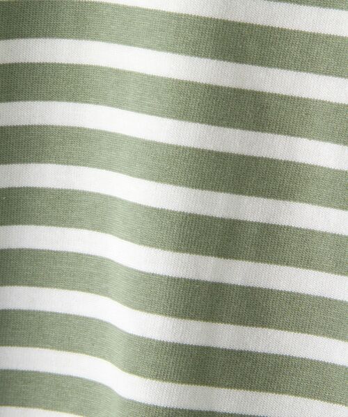 petit main / プティマイン Tシャツ | オーガニックコットン 裏配色ボーダーTシャツ | 詳細6
